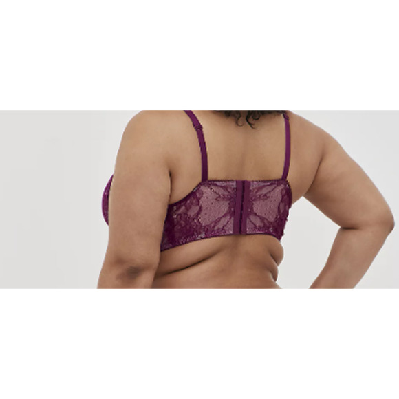 TORRID DOT LACE UNDERWIRE BRA SIZE 2X - Picture 4 of 6